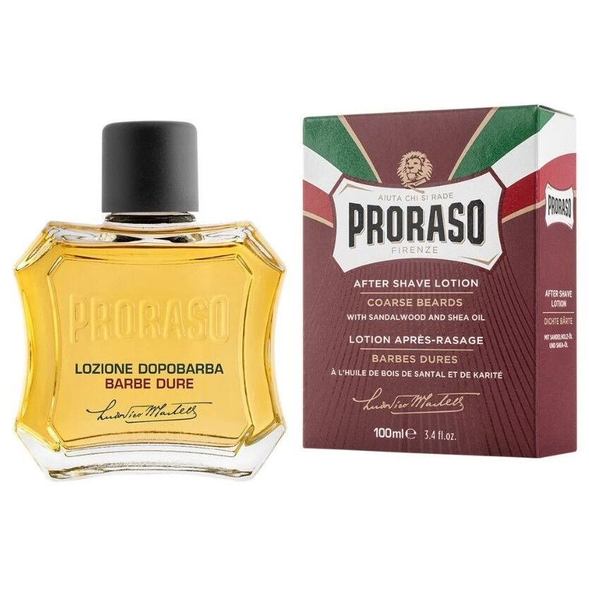 Proraso Red лосьон после бритья для густой и жесткой бороды, 100 мл - фото