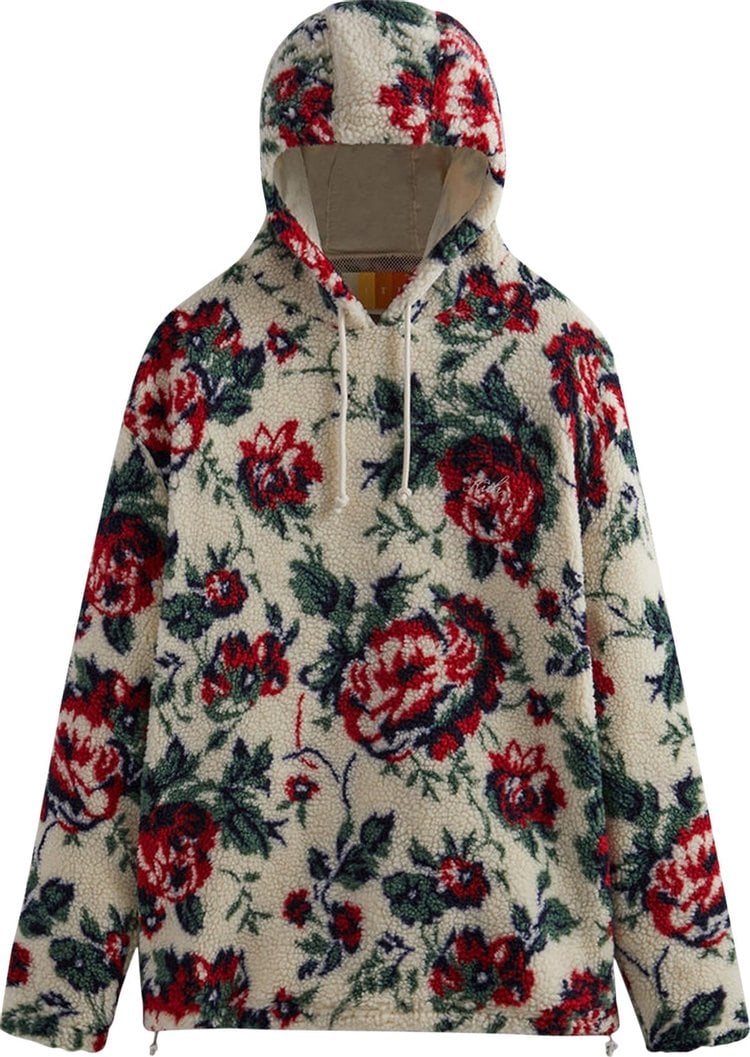 Худи Kith Merrick Floral Sherpa Hoodie 'Sandrift', кремовый - фото