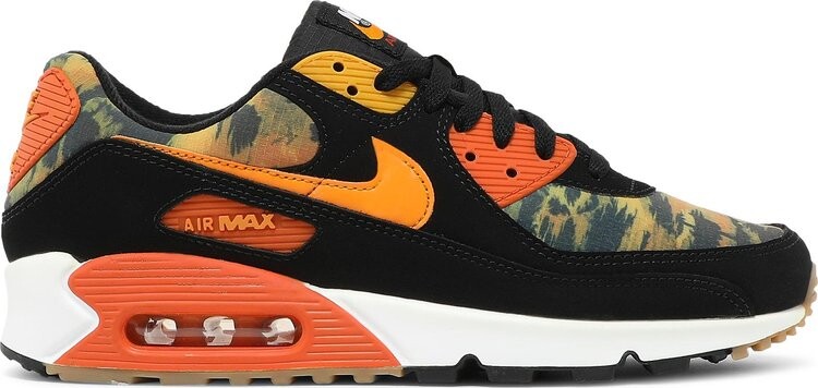 Nike air on sale max camouflage orange