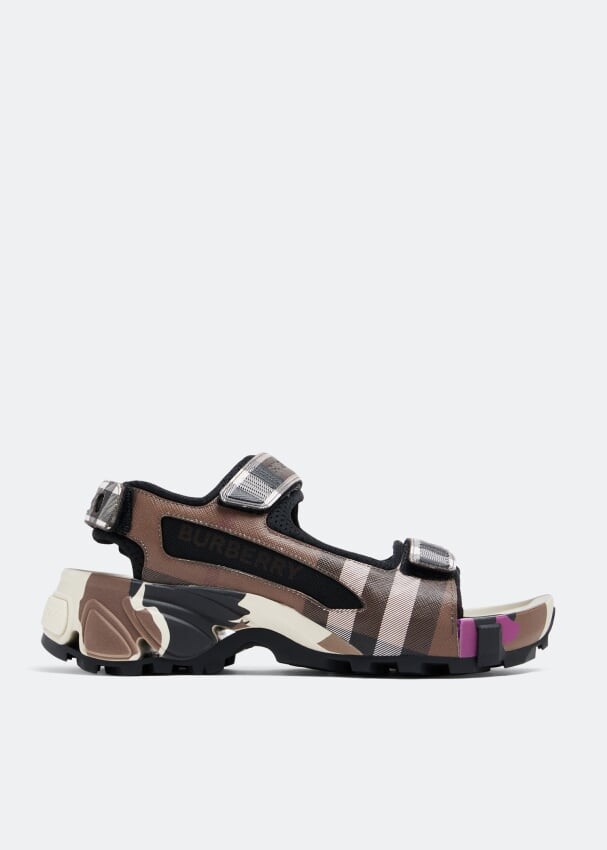 

Сандалии BURBERRY Check Arthur sandals, принт