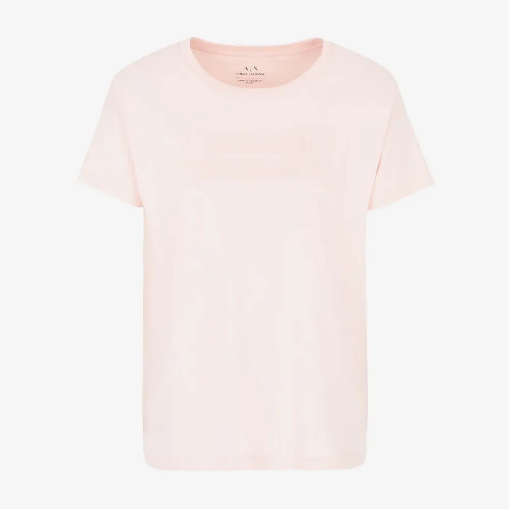 

Футболка Armani Exchange Relaxed Fit, светло-розовый