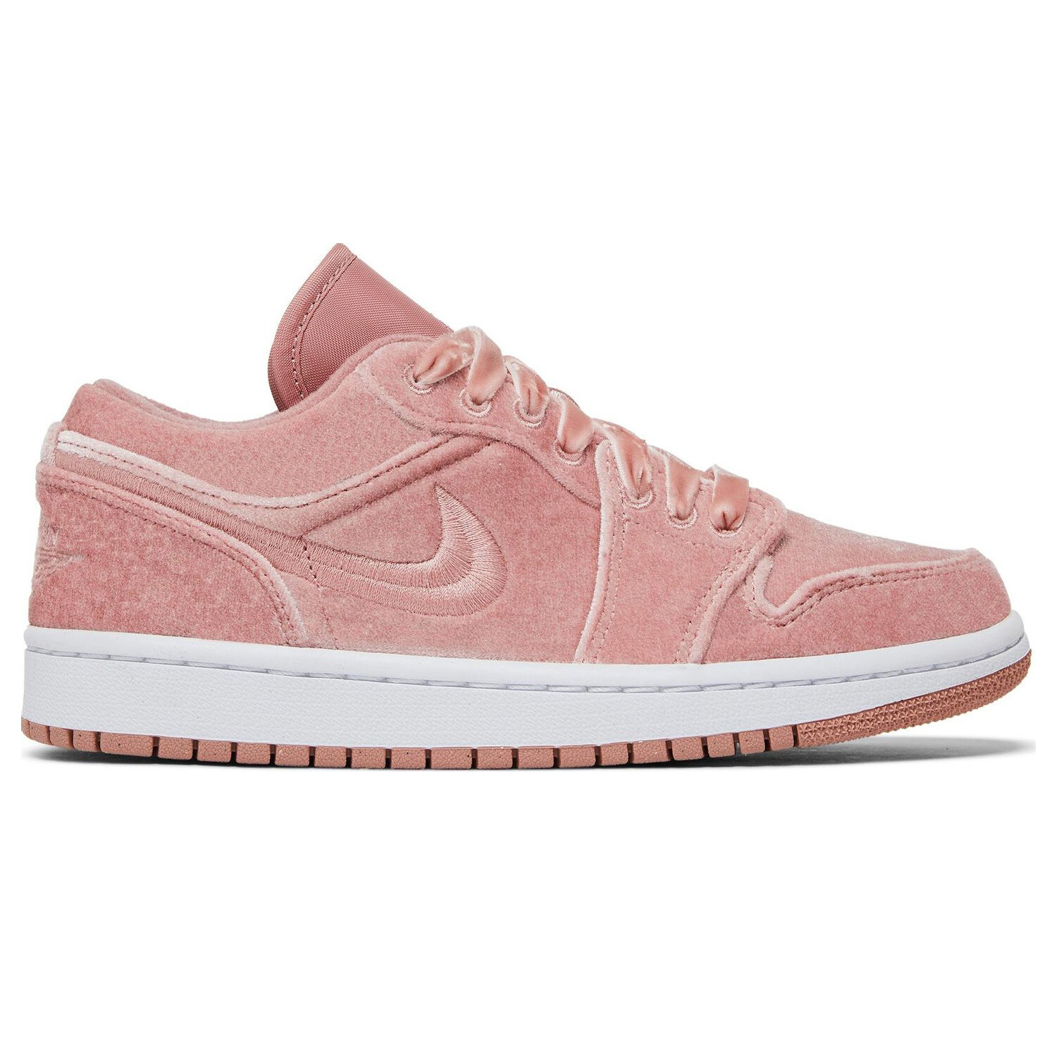 

Кроссовки Air Jordan Wmns 1 Low SE 'Pink Velvet', Розовый