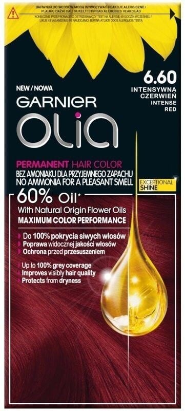 

Garnier Olia 6.60 Intensywna Czerwień краска для волос, 1 шт.