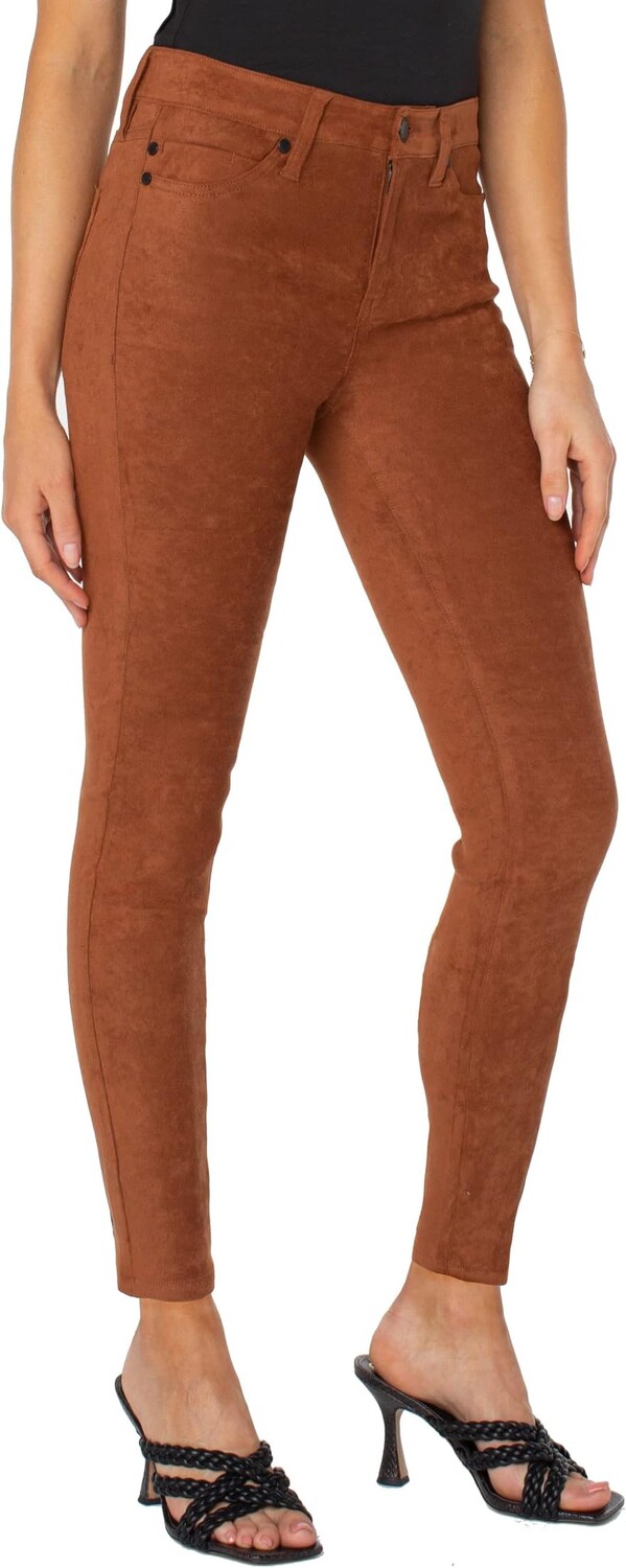 

Джинсы Abby Ankle in Stretch Suede Liverpool Los Angeles, цвет Chestnut
