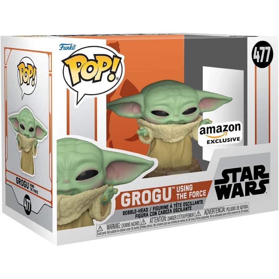 Фигурка Funko POP! Star Wars: Across The Galaxy - Grogu Using The Force игрушка funko pop фигурка funko pop мандалорец тёмный штурмовик с грогу