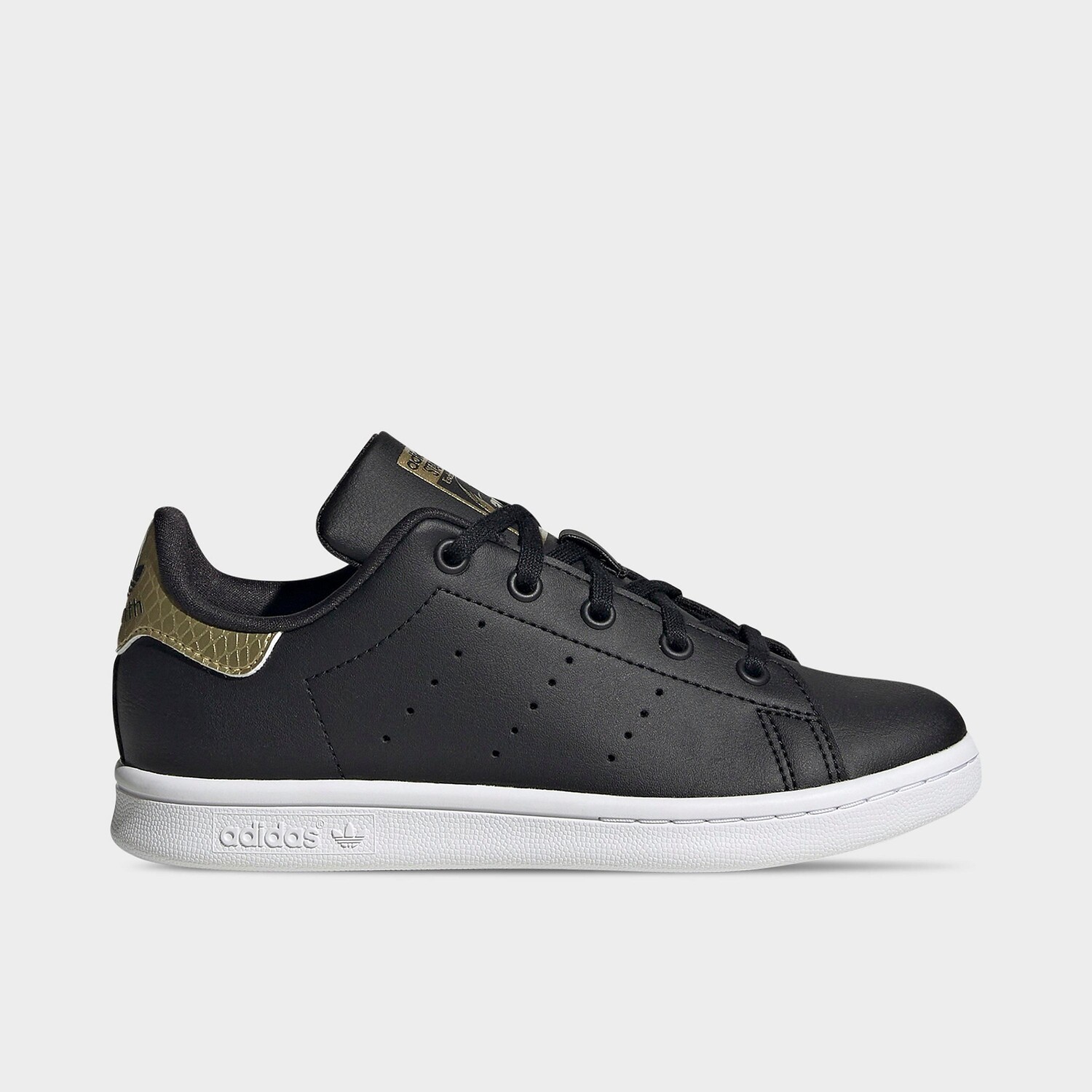 

Повседневная обувь из переработанных материалов Adidas Originals Stan Smith для маленьких детей, черный