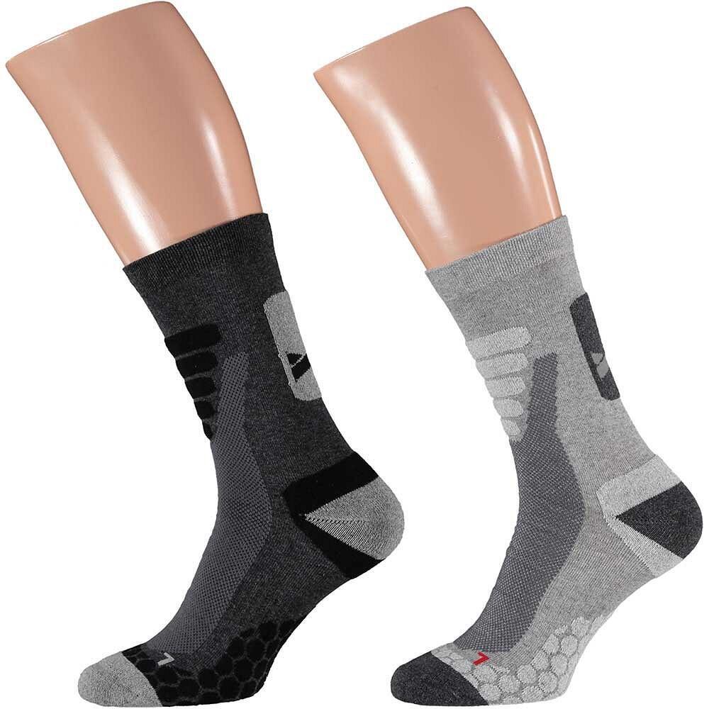 Комплект носков Xtreme Sockswear Hiking, 6 шт, разноцветный/серый