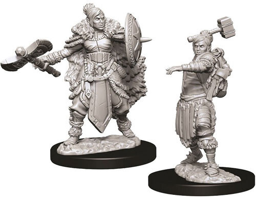 

Миниатюра WizKids/NECA D&D Nolzur's Marvelous Unpainted Minis: W9 Female Half-Orc Barbarian