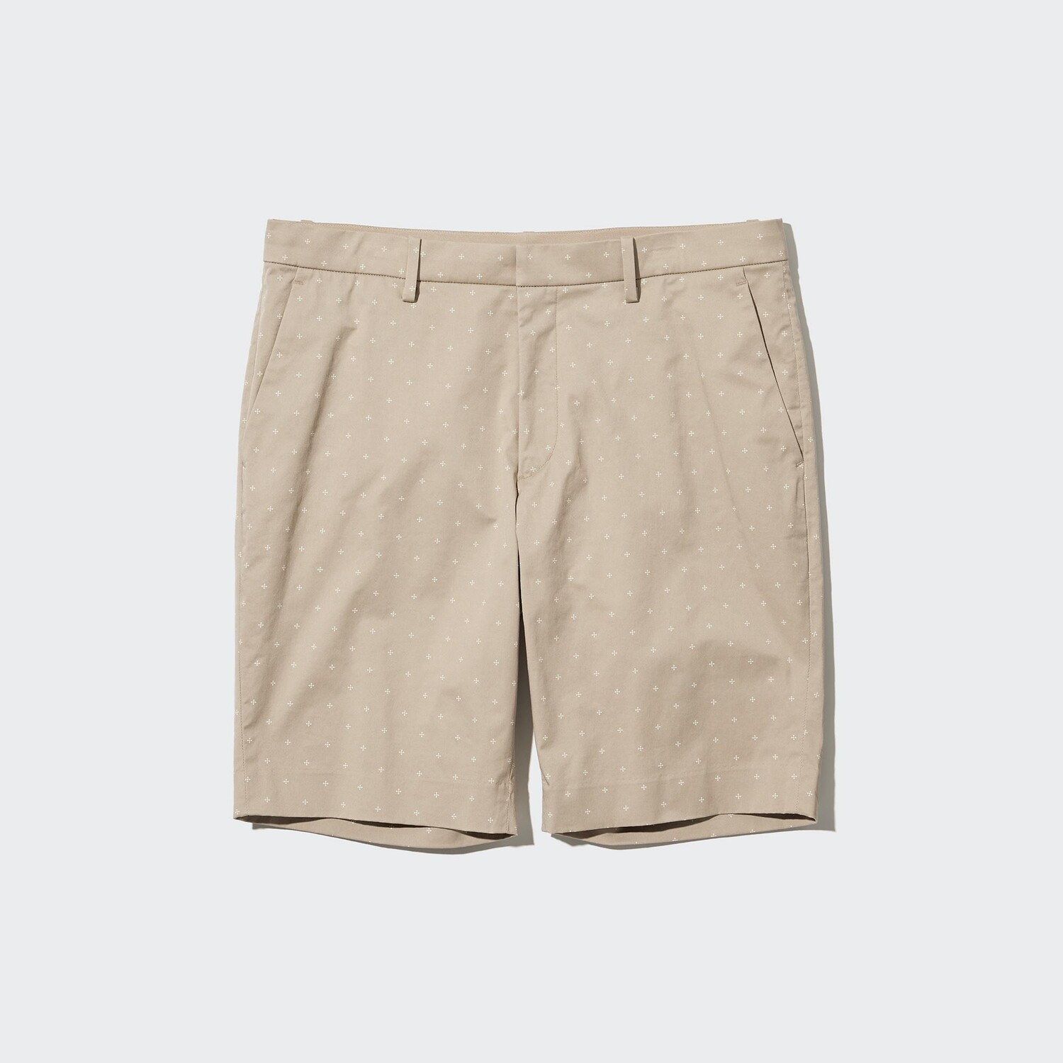 

Шорты-стрейч Uniqlo Slim Fit, бежевый