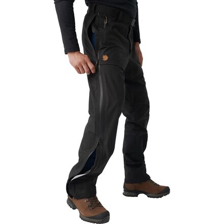 Брюки Keb Eco-Shell мужские Fjallraven, черный брюки fjallraven размер 50 зеленый