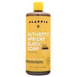 Alaffia Аутентичное Африканское Черное мыло Эвкалиптовое Чайное дерево 32 жидких унции okay pure naturals африканское черное мыло чайное дерево 156 г 5 5 унции
