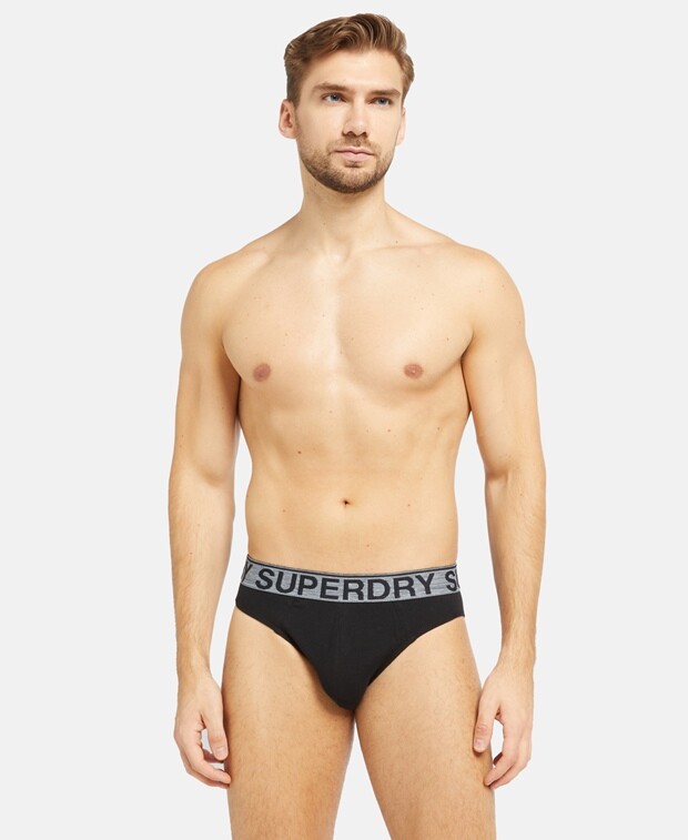 

Трусы, упаковка 3 шт. Superdry, черный