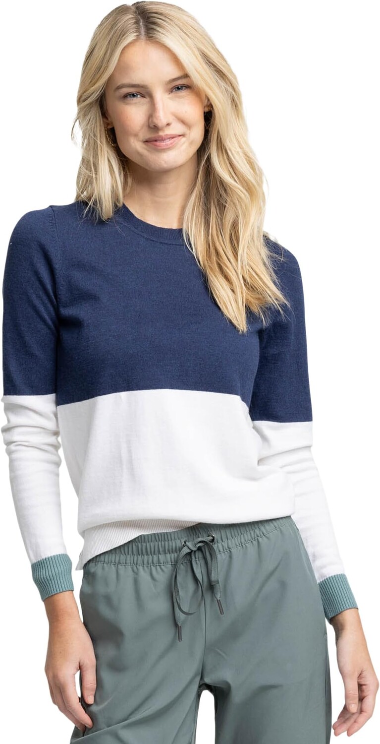 

Свитер Fireside в стиле колор-блок Southern Tide, цвет Nautical Navy