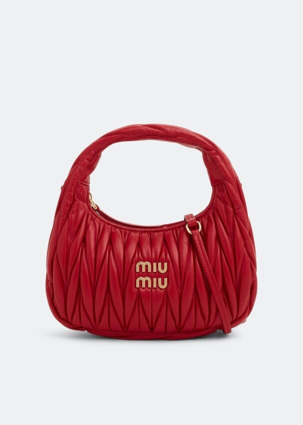 

Сумка через плечо Miu Miu Matelassé, красный