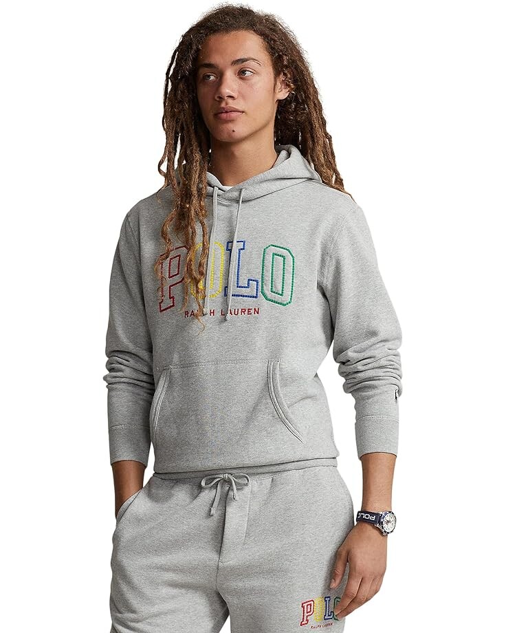 

Худи Polo Ralph Lauren The RL Fleece Logo, цвет Andover Heather