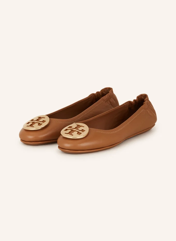 Балетки минни Tory Burch, желтый