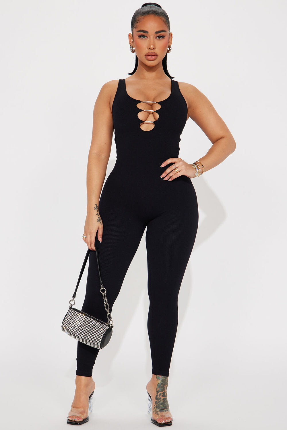 

Комбинезон Fashion Nova 52215, черный