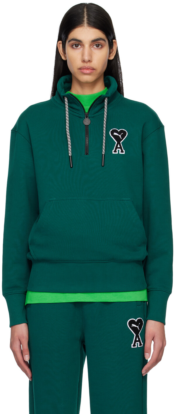 

Зеленая спортивная куртка Puma Edition AMI Alexandre Mattiussi, Зеленый