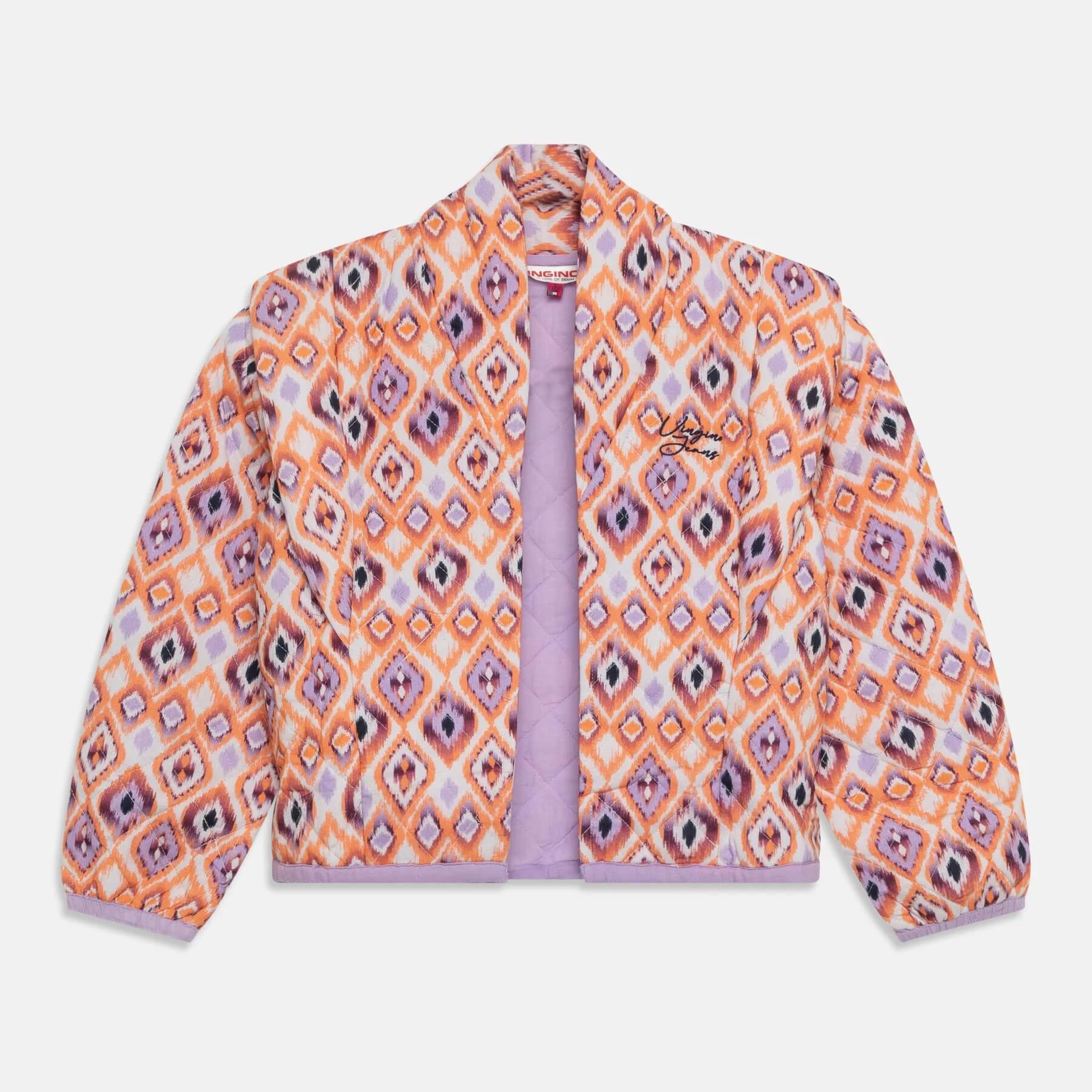 Блейзер Vingino Telmira, оранжевый/фиолетовый куртка блейзер с принтом