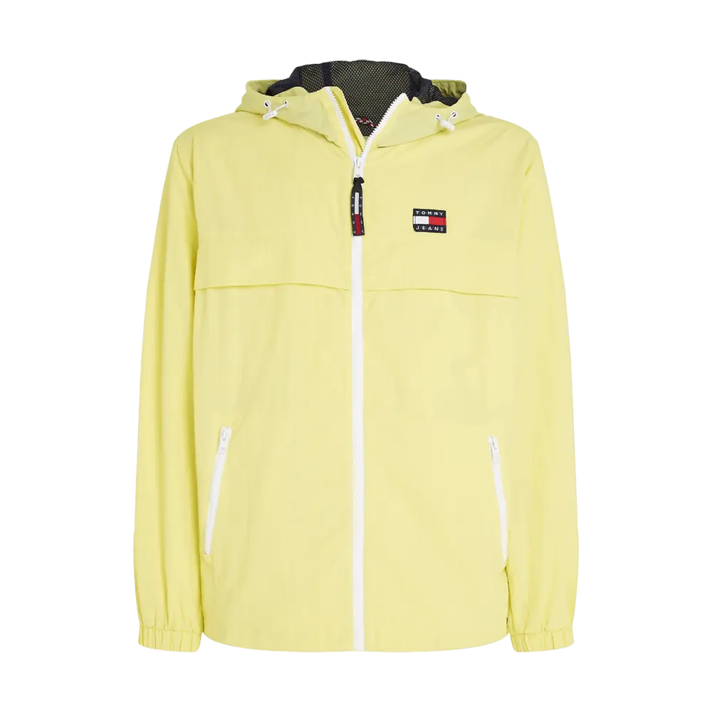 

Ветровка Tommy Jeans The Chicago Hooded, светло-желтый