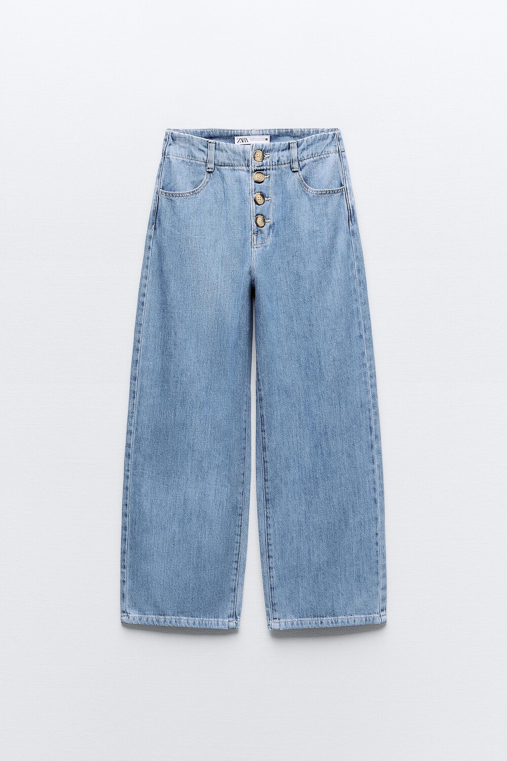 

Джинсы Zara Z1975 High-waist, синий