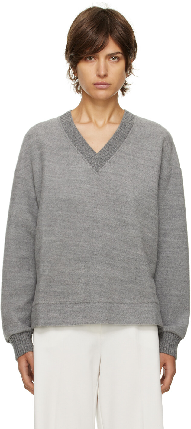 

Серый свитер Mammola Max Mara Leisure
