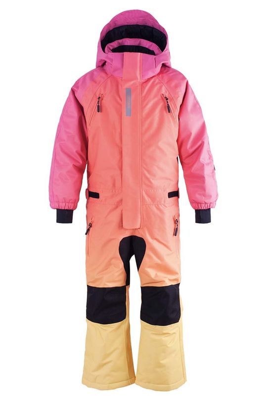 Госоакий детский лыжный костюм КОТ В БОТИНКАХ Gosoaky, розовый детский лыжный костюм зимний детский уличный теплый комбинезон для снега ветрозащитный водонепроницаемый костюм для сноуборда цельнокр