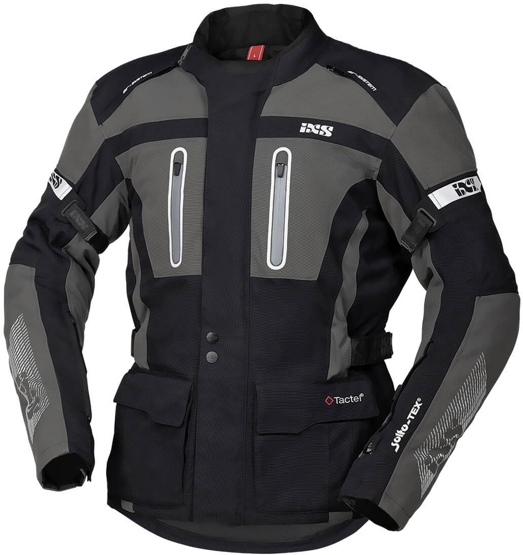 Куртка IXS Tour Pacora-ST для мотоцикла Текстильная, черно-серая