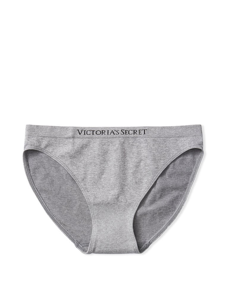 

Трусы Victoria's secret Seamless Bikini, серый