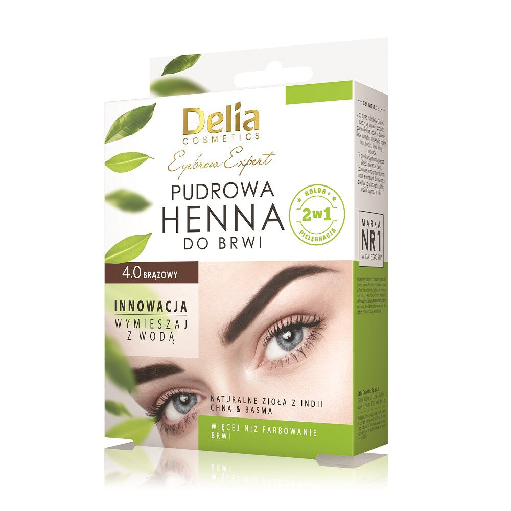 

Delia Порошковая хна для бровей Eyebrow Expert 4.0 Бронза 4г