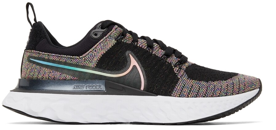 

Черно-разноцветные кроссовки React Infinity Run FlyKnit 2 Nike