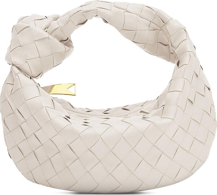 

Сумка Bottega Veneta Mini Jodie Bag Chalk/Gold, белый