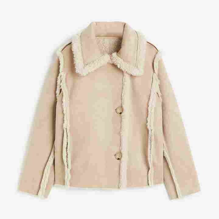 

Куртка двусторонняя H&M Reversible, бежевый