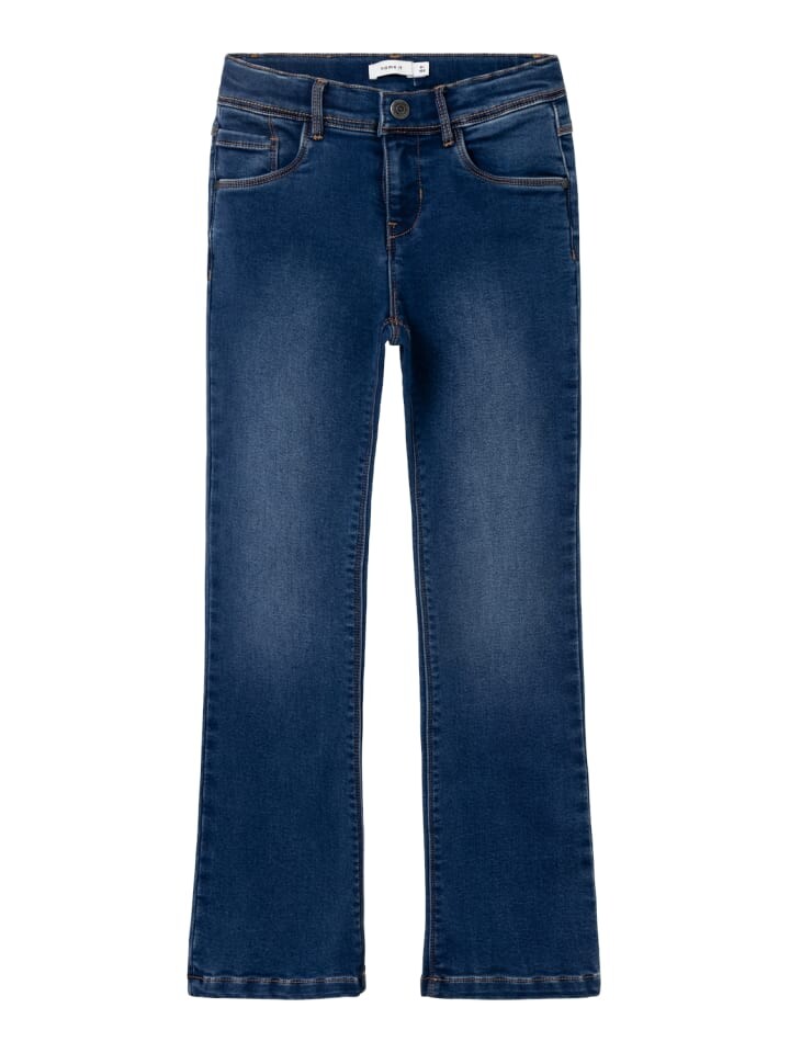 

Джинсы name it Thermo NKFSALLI BOOT FLEECE, цвет dark blue denim