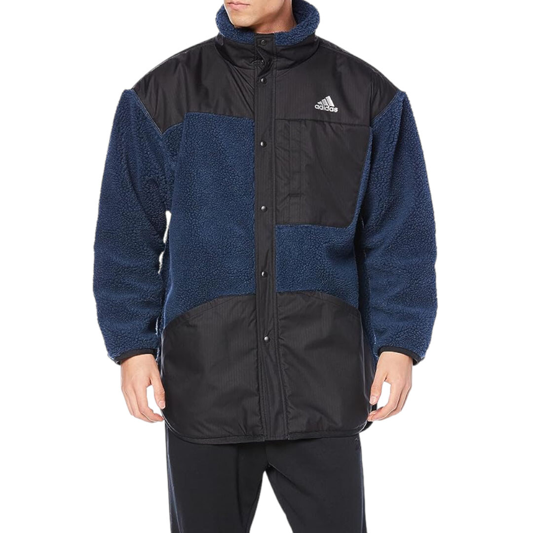 

Куртка Adidas Boa Fleece, синий/черный