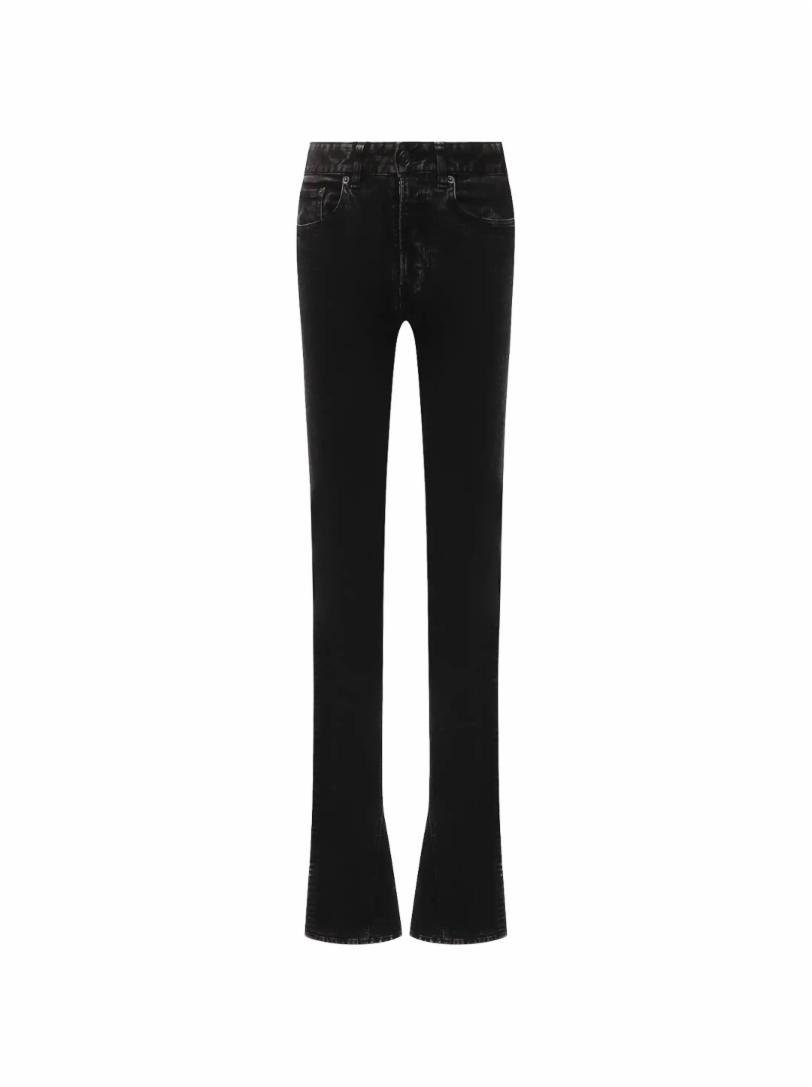 Джинсы клеш Balenciaga джинсы клеш guess полуприлегающие средняя посадка стрейч размер 31 голубой