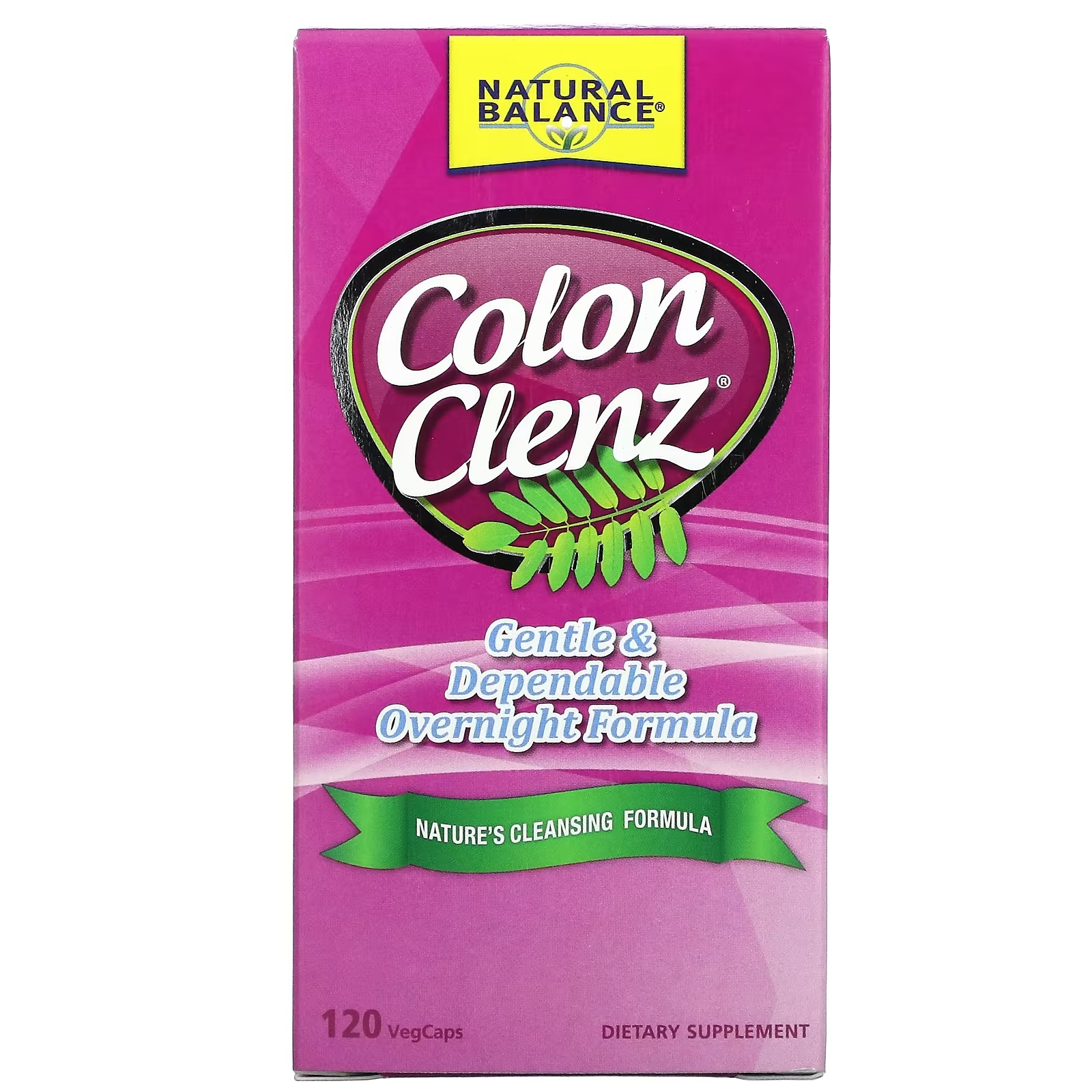 Natural Balance Colon Clenz, 120 вегетарианских капсул natural balance colon clenz 120 вегетарианских капсул