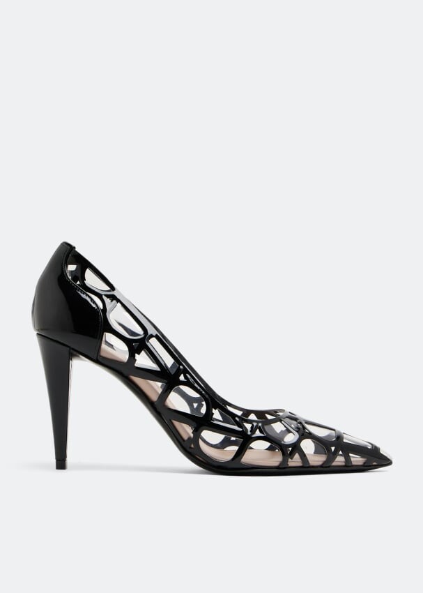 

Туфли VALENTINO GARAVANI Toile Iconographe pumps, черный
