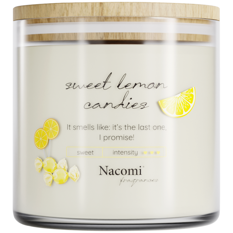 Nacomi Sweet Lemon Candies ароматическая свеча, 450 г