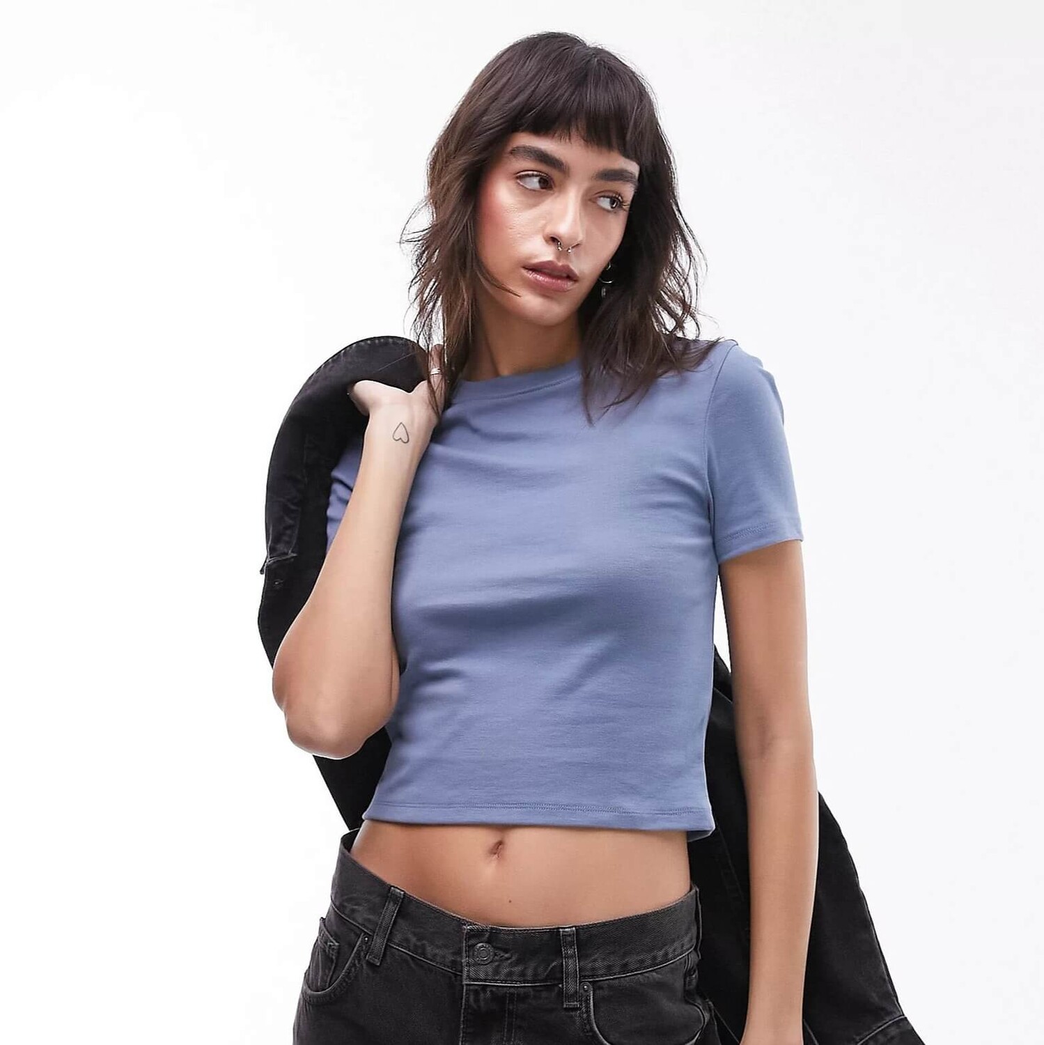 

Футболка Topshop Casual, голубой