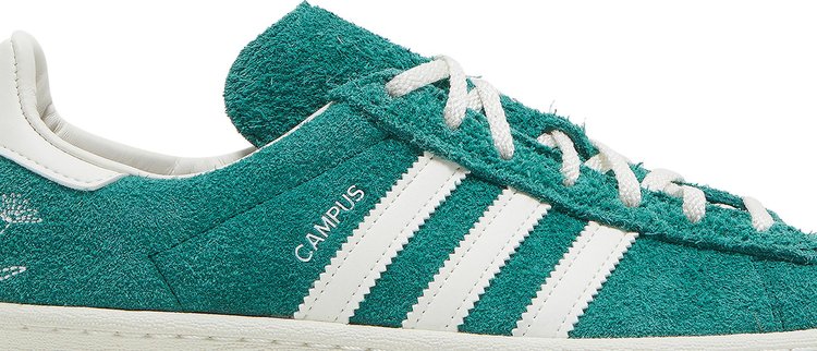 Adidas campus store green suede