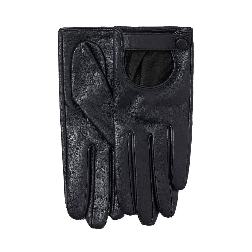 цена Перчатки H&M Leather, чёрный