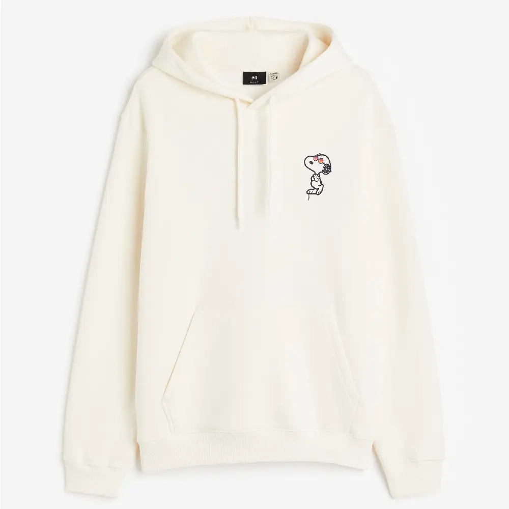 

Толстовка H&M Regular Fit Snoopy, кремовый, Бежевый