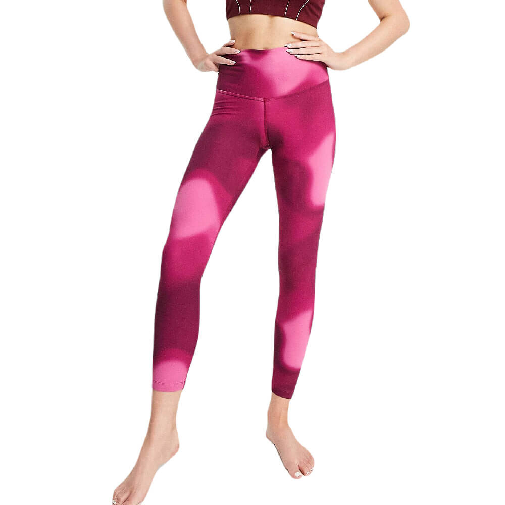 

Леггинсы Nike Yoga Dri-Fit High, розовый/темно-розовый