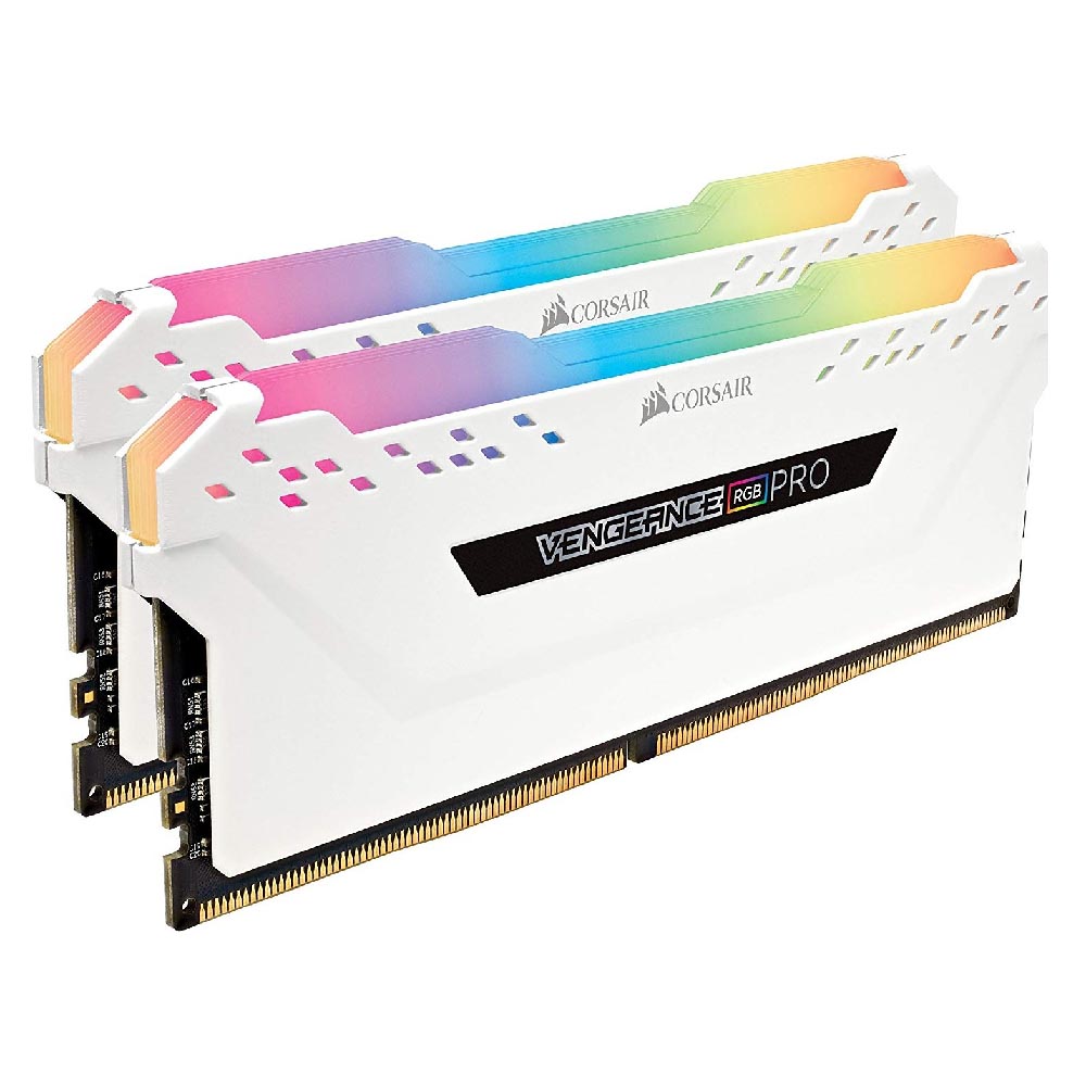 Оперативная память Corsair Vengeance RGB Pro 16 Гб (2х8), DDR4-3200 МГц, CMW16GX4M2C3200C16W
