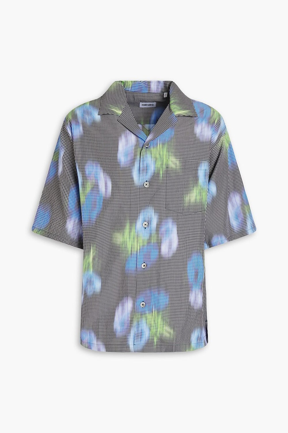 

Рубашка в мелкую клетку KENZO, разноцветный