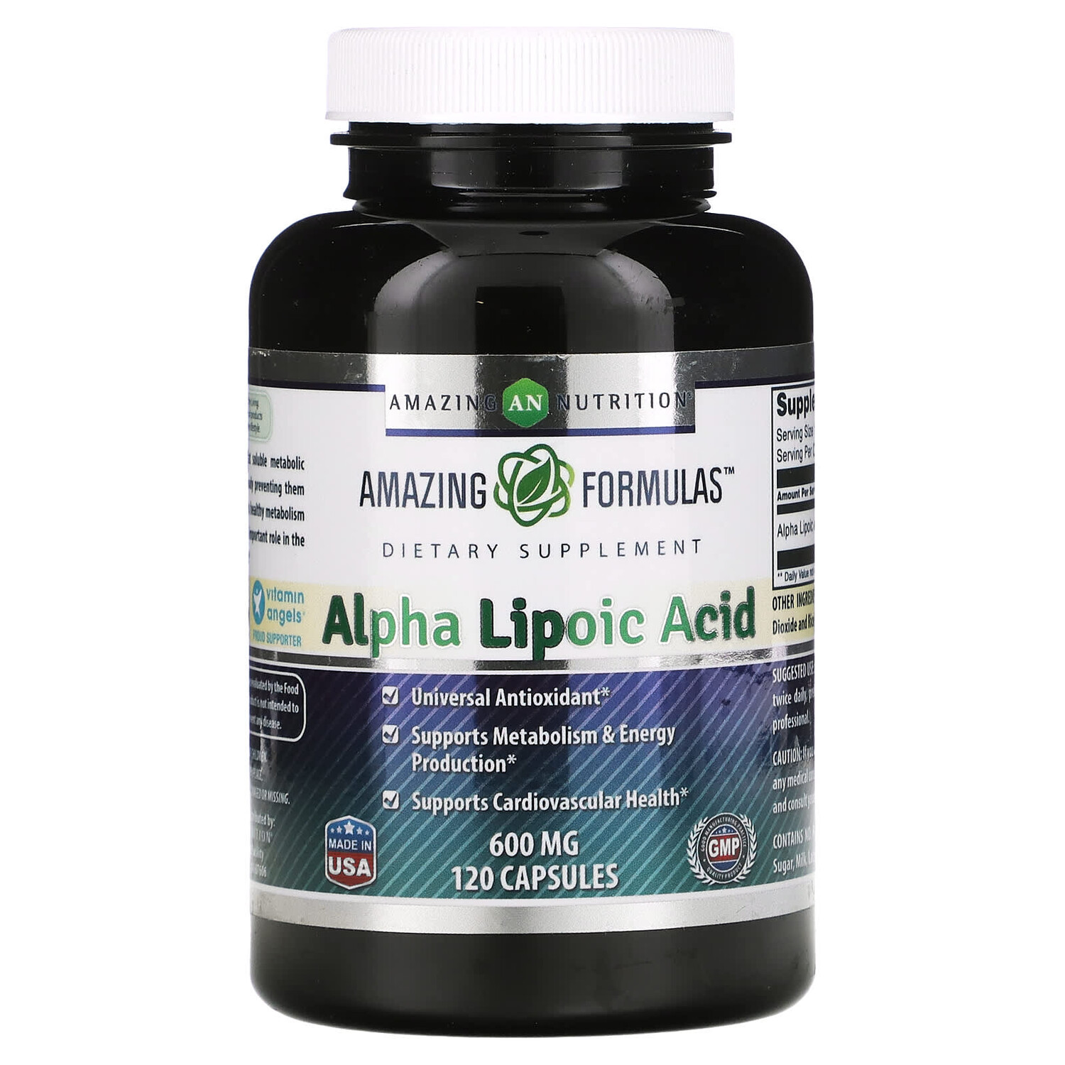 

Альфа - Липоевая Кислота Amazing Nutrition, 120 капсул