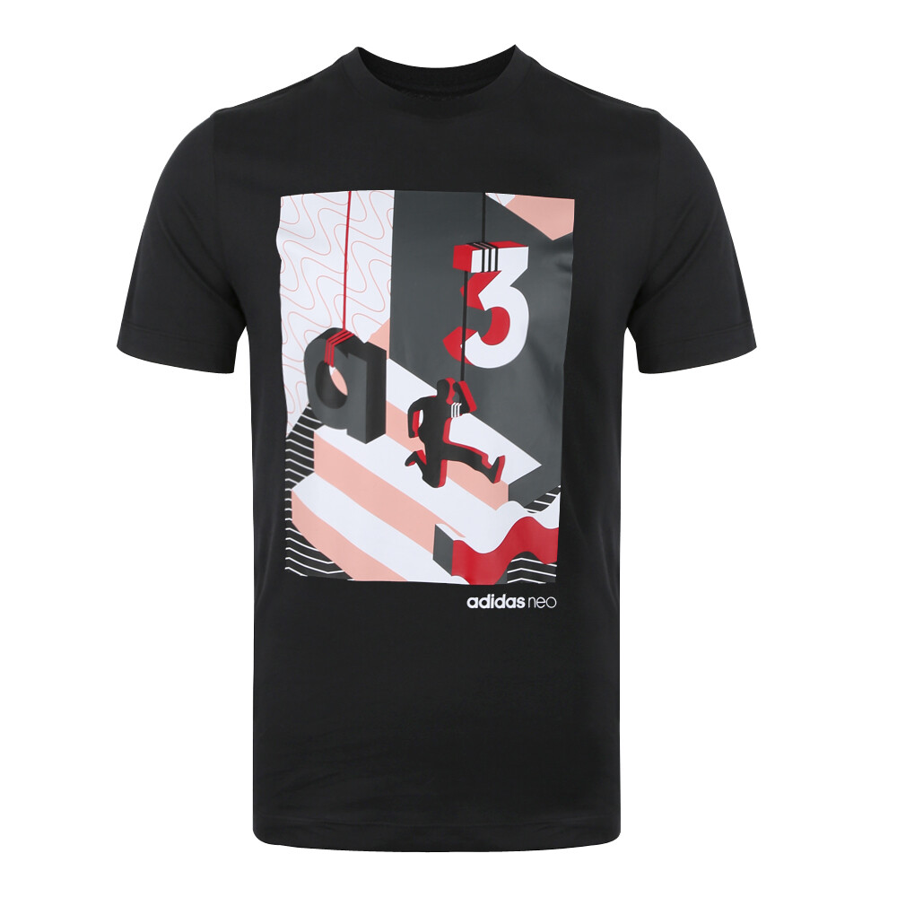 

Футболка Adidas M CS RIS TEE SS, черный/мультиколор