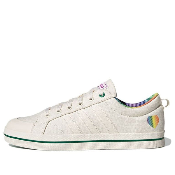 цена Кроссовки Adidas neo Bravada Wear-resistant Non-Slip Low Tops Casual Sports Skateboarding Shoes Unisex White, Белый
