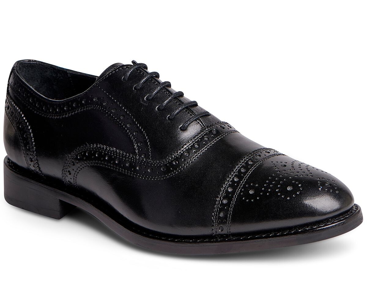 

Мужские модельные туфли ford quarter brogue oxford на шнуровке Anthony Veer, черный